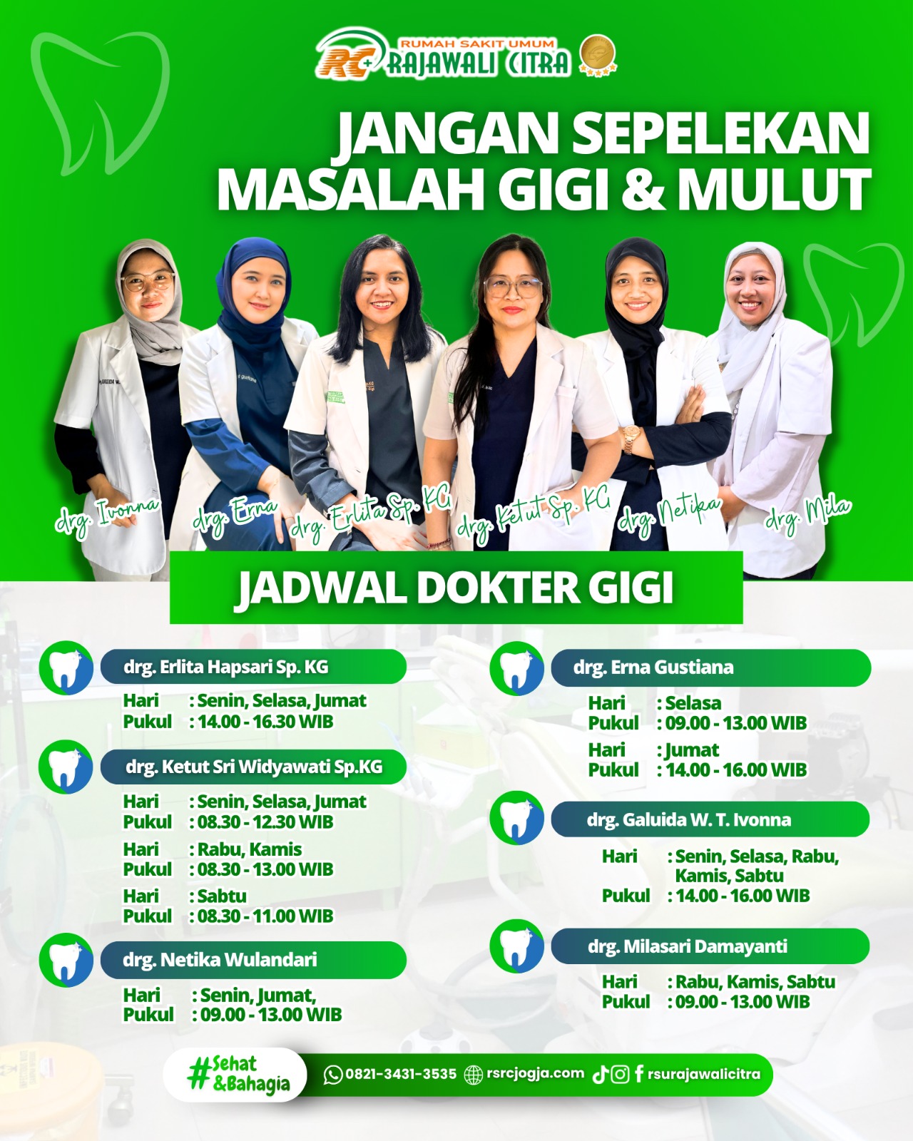Jadwal Poli Gigi